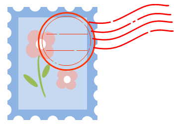 切手のイラスト